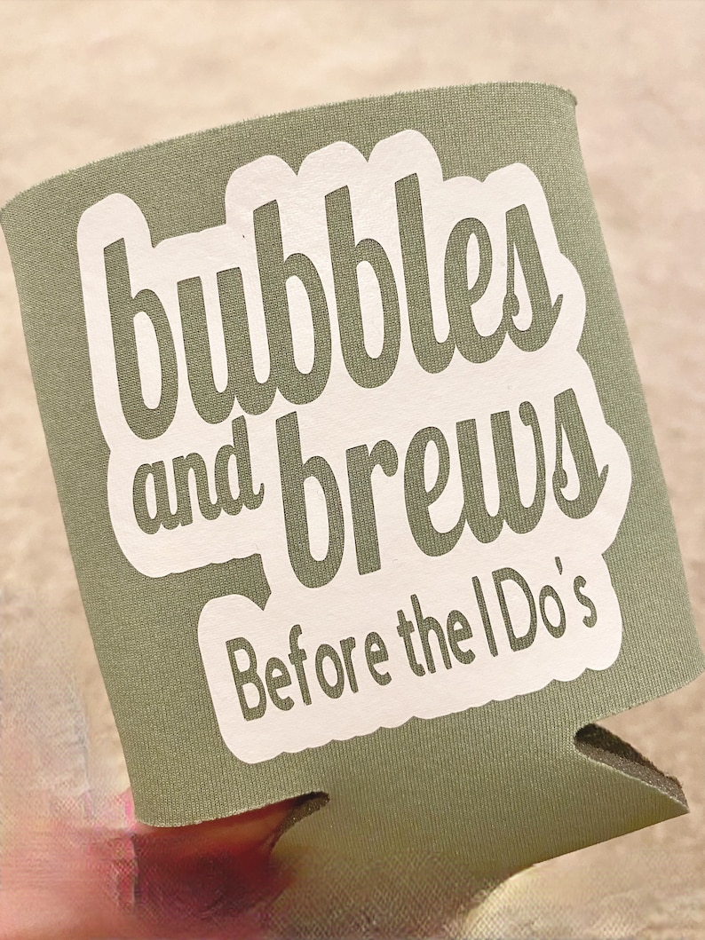 Bubbles and Brews Before the I Do's Personalized Wedding Etsy