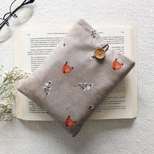 Fox Kindle Sleeve, Kindle Sleeve Oasis, Kindle Oasis Case, Kindle Paperwhite Case, Protector of the Small, E-reader Sleeve, Kindle Cover