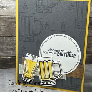 Carte d'anniversaire faite main