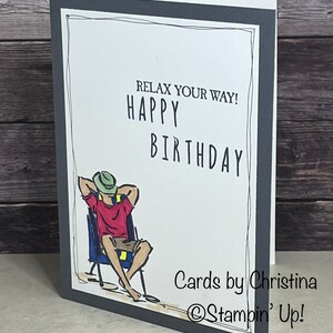 Carte d'anniversaire faite à la main