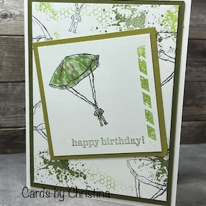 Carte d'anniversaire faite main