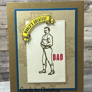 Carte faite main - Fête des Pères