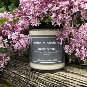 Lilac Soy Candle by Luminaire Candle Co.