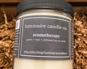 Bourbon Butterscotch Soy Candle by Luminaire Candle Co.