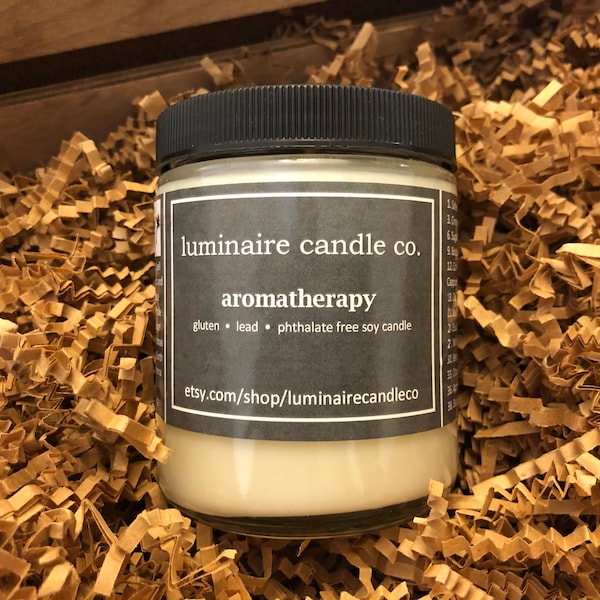 Teakwood and Mahogany Soy Candle by Luminaire Candle Co.