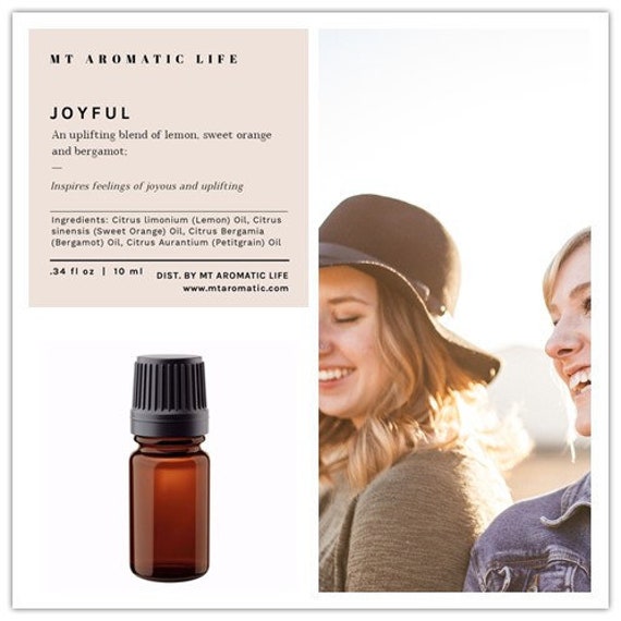 JOYFUL Diffuser Blend Aroma Diffuser-uplifting and Energizing Gift