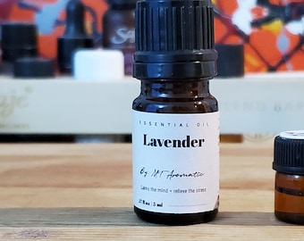 Lavender Essential Oil, Pure Organic - Stress Relief Oils-Essential Oils-Aromatherapy Oils-High Quality Oil-Calming Oils