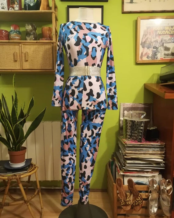 1980s lycra jumpsuit catsuit