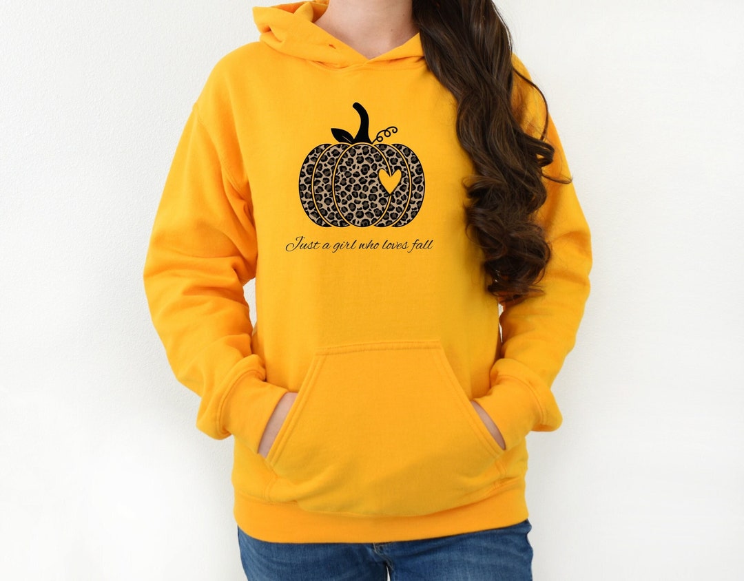 Pumpkin Animal Print Hoodie Leopard Print Hooded Sweatshirt Etsy