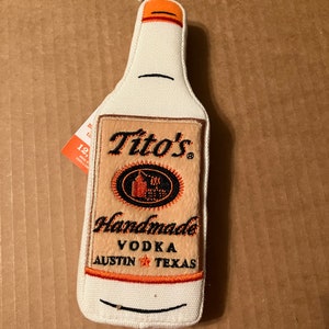Titos Handmade Vodka Squeaky dog toy