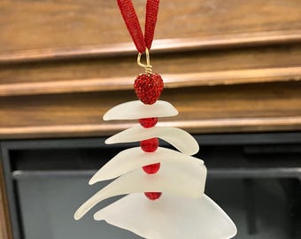 Sea Glass Christmas Tree Ornament