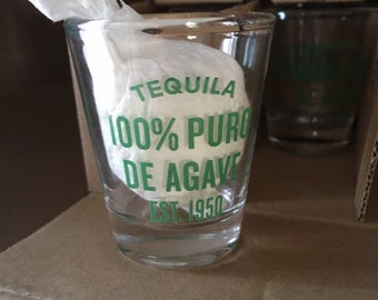 Set of 12 HORNITOS shot glasses