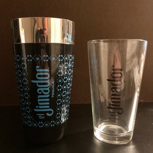 El Jimador Tequila Shaker and Glass Set