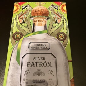 Patron Tequila Tin Tip Jar