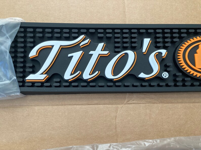 Titos Handmade Vodka Bar Mats Etsy