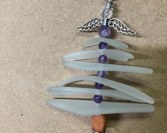 Sea Glass Christmas Tree Ornament