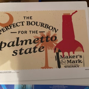 Makers Mark Bourbon Large Bar Mats