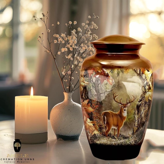 Handcrafted Aluminum Cremation Urn – Meena Coating, Leak-Proof