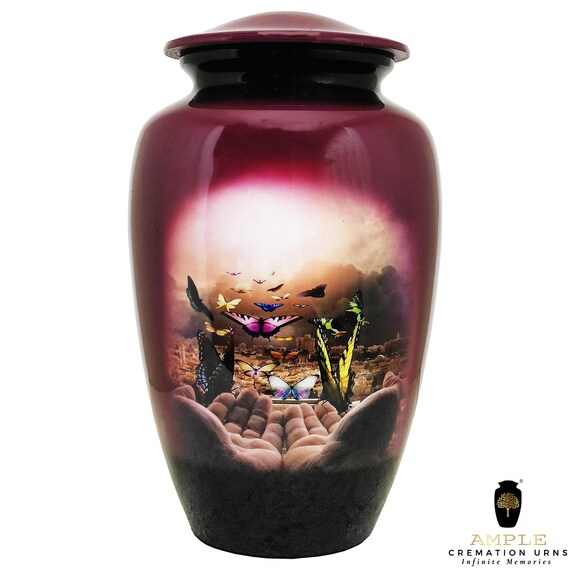 Engravable Cremation Urn – Leakproof Aluminum Memorial Keepsake