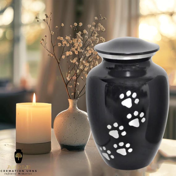 Handcrafted Aluminum Cremation Urn with Meena Coating – Large & Keepsake Sizes