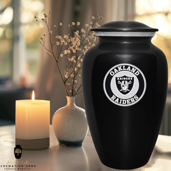 Meena Coated Aluminum Cremation Urn with Handcrafted Design