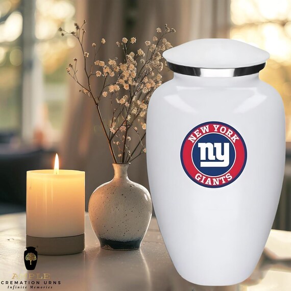 Meena Coated Aluminium Cremation Urn with Handcrafted Design