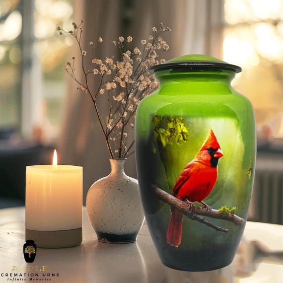 Engravable Aluminum Cremation Urn (10.5"x6.5") | Leakproof Adult Memorial Urn