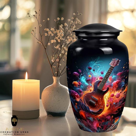 Meena Coated Aluminum Cremation Urn – Large (220 cu in) & Keepsake Sizes