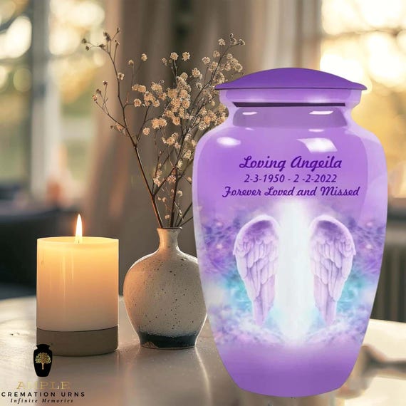 Deer Cremation Urn for Human Ashes - Buck in Autumn Woods Memorial - Large Adult Funeral Urn & Matching Small Keepsakes - Hunter Tribute Urn