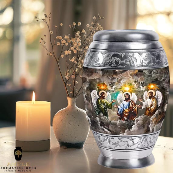 Handcrafted Aluminum Cremation Urn – Meena Coating, Leak-Proof