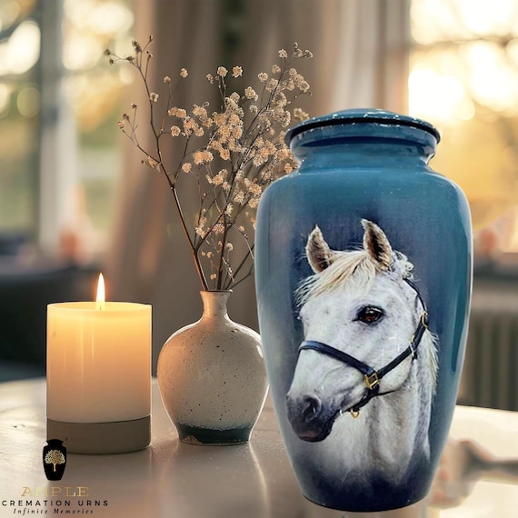 Handcrafted Aluminum Cremation Urn – Meena Coating, Leak-Proof Design