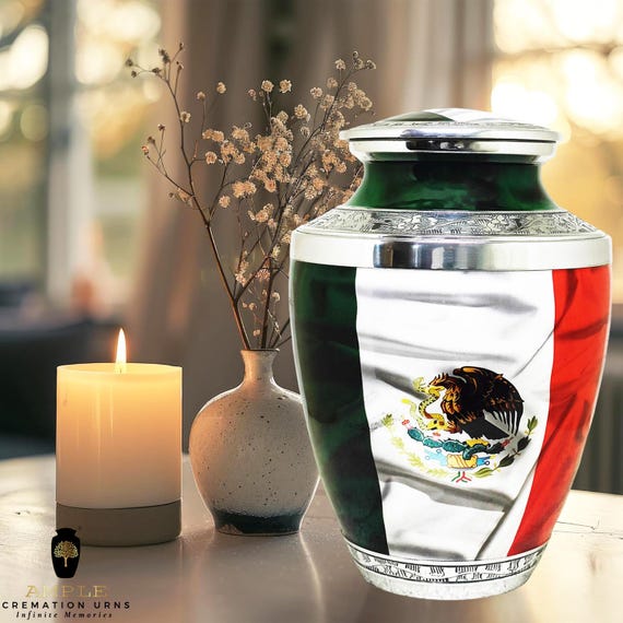 Engraved Aluminum Cremation Urn – Elegant Home Memorial, Leak-Proof