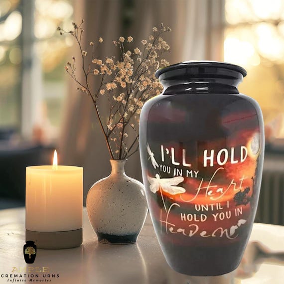 Handcrafted Aluminum Cremation Urn – Personalized Memorial, Leak-Proof