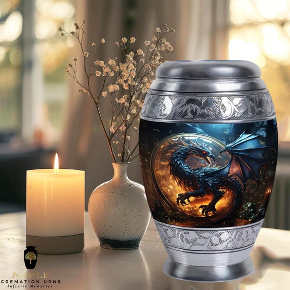 Handcrafted Aluminum Cremation Urn – Engravable Memorial Keepsake
