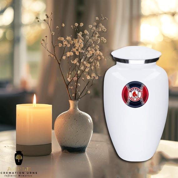 Ample Cremation Urns Aluminium Cremation Vessel with Elegant Handcrafted Design for Honoring Loved Ones’ Final Resting Place