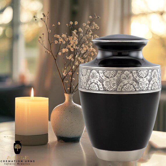 Large Aluminum Cremation Urn (10.5"x6.5") – Leak-Proof Memorial