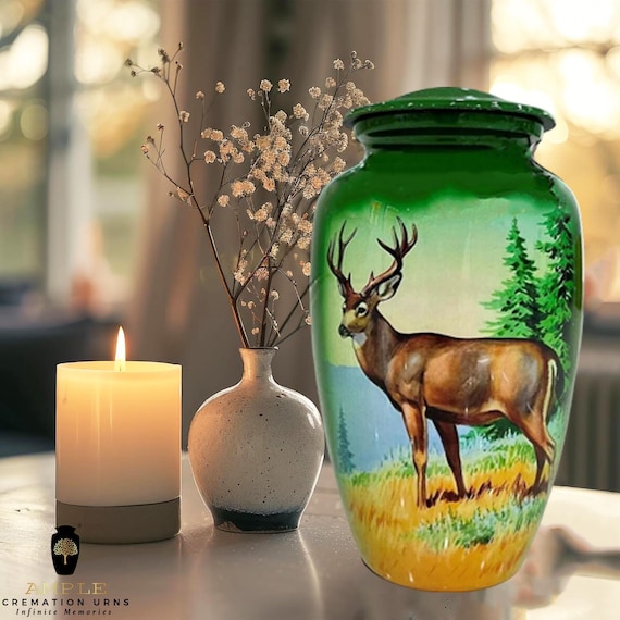 Handcrafted Aluminum Cremation Urn – Eternal Honor Meena Coating