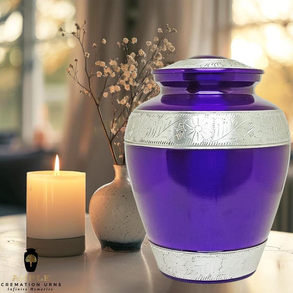 Engravable Aluminum Cremation Urn – Leakproof Memorial Display