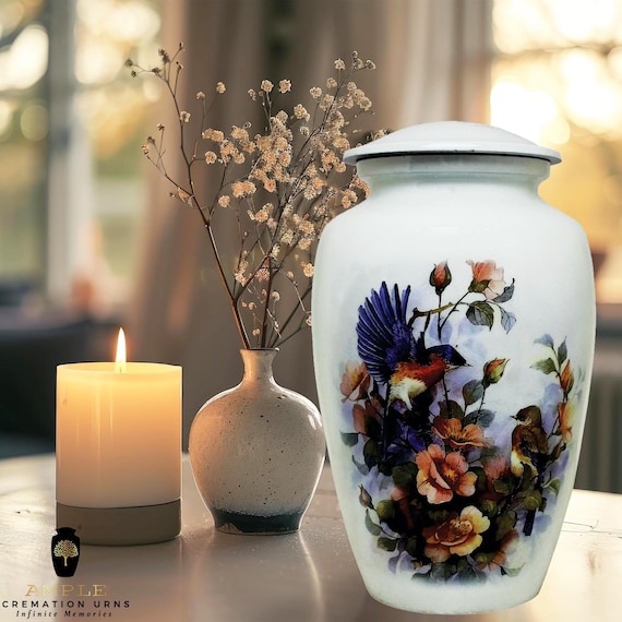 Engraved Aluminum Cremation Urn – Keepsake & Large Sizes, Leak-Proof