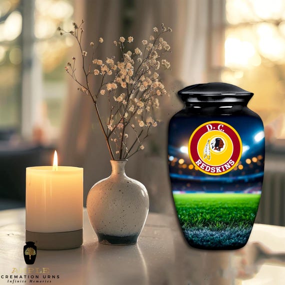 Ample Cremation Urns Aluminium Cremation Vessel with Elegant Handcrafted Design for Honoring Loved Ones’ Final Resting Place