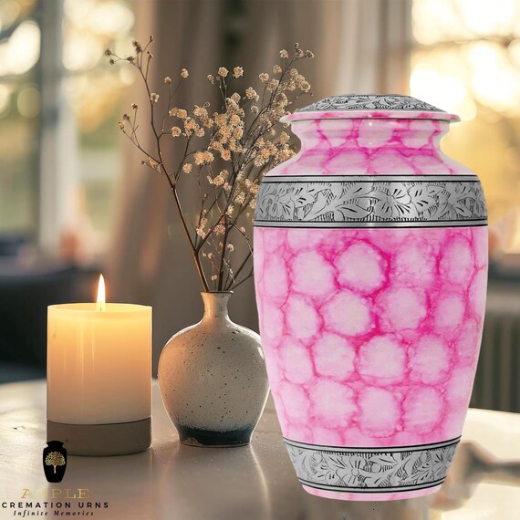 Meena Coated Aluminum Cremation Urn – Eternal Keepsake