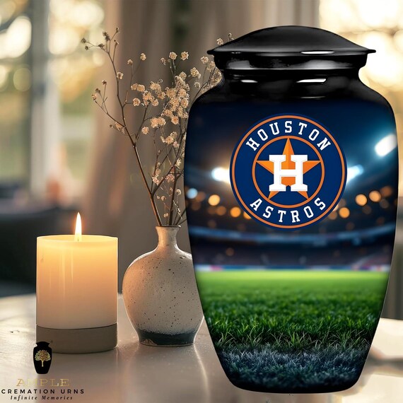 Meena Coated Aluminium Cremation Urn with Handcrafted Design