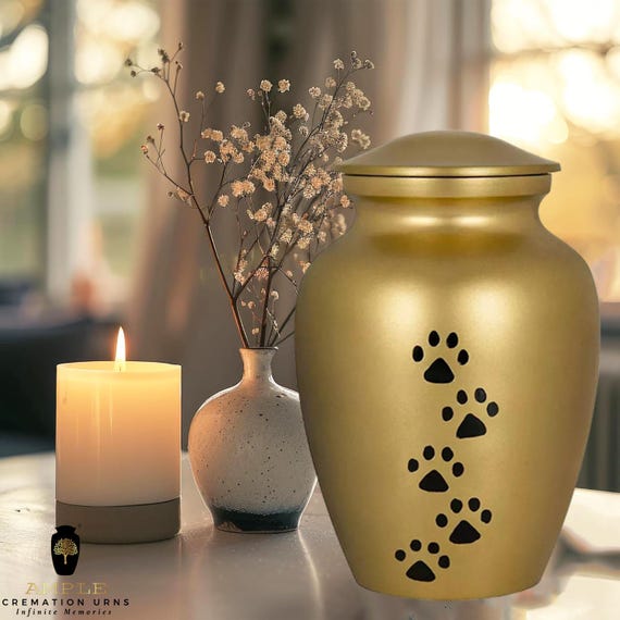 Handcrafted Aluminum Cremation Urn - Large & Keepsake Sizes