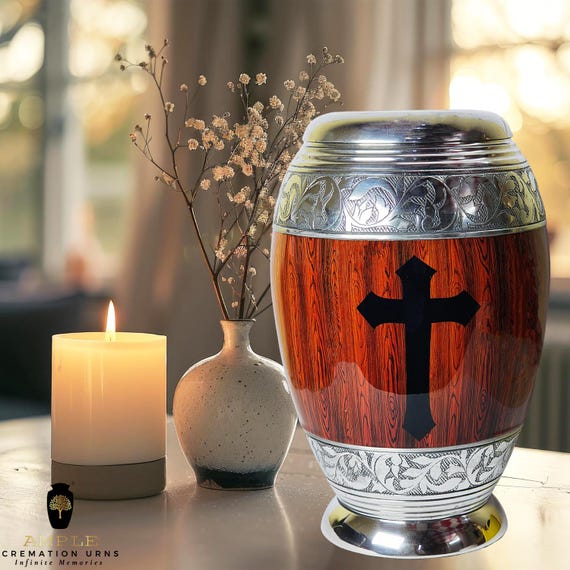 Handcrafted Aluminum Cremation Urn – Meena Coating, Leak-Proof