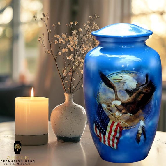 Elegant Aluminum Cremation Urn – Leakproof Memorial Keepsake