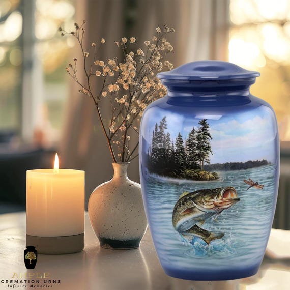 Handcrafted Aluminum Cremation Urn – Meena Coating, Large & Keepsake Options