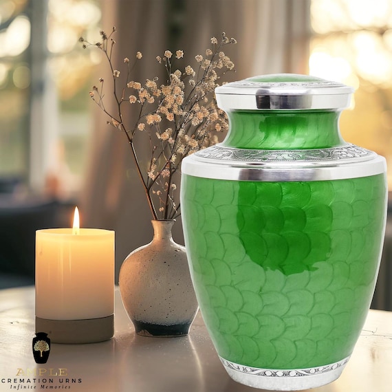 Ample™ Handcrafted Cremation Urn – Adult & Keepsake Sizes, Engraving Option