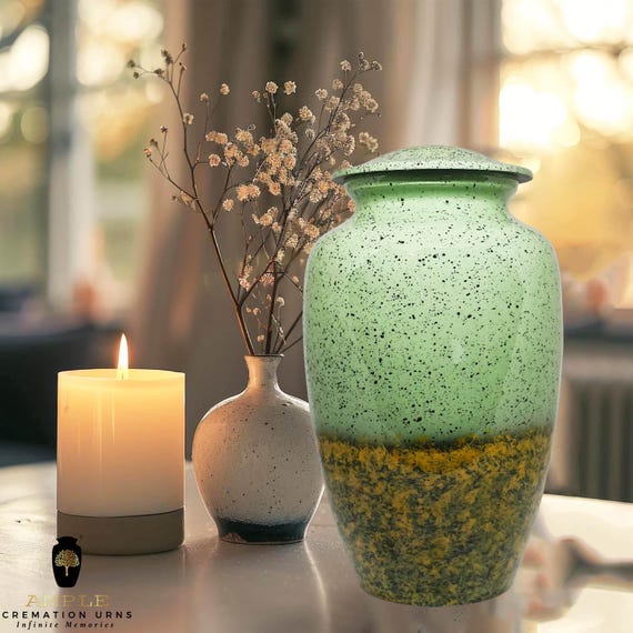 Aluminum Adult Cremation Urn – Leakproof Memorial, Engravable