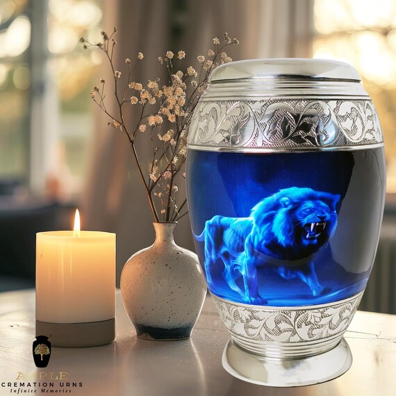 Handcrafted Aluminum Cremation Urn – Meena Coating, Leak-Proof