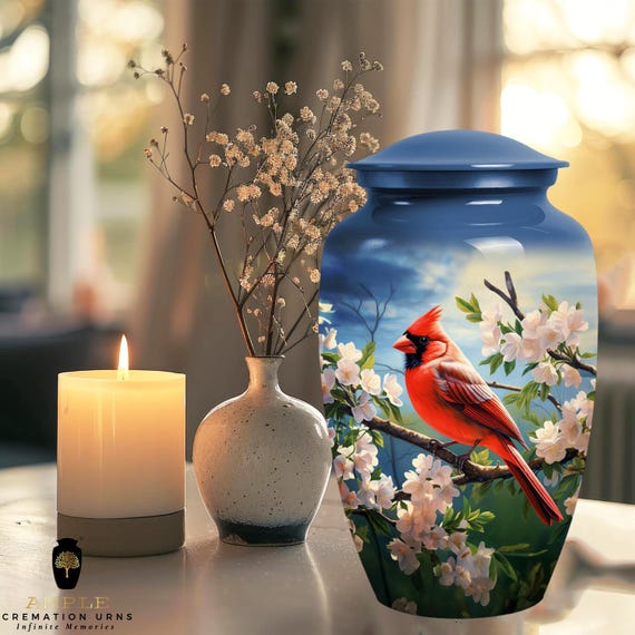 Handcrafted Aluminum Cremation Urn – Adult Size Memorial (200 Cu In)